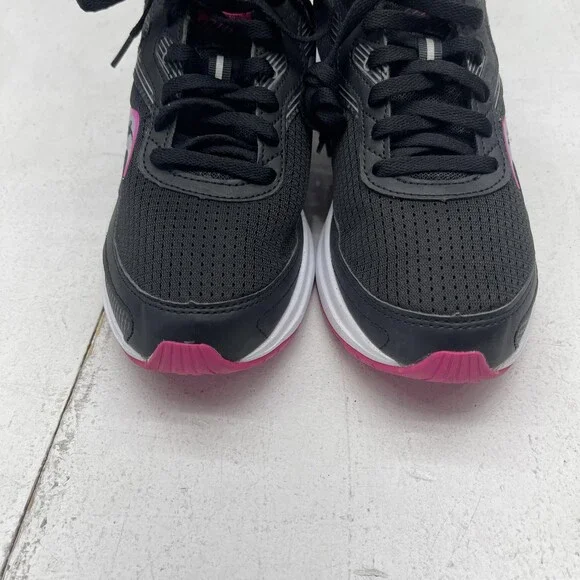 Saucony Running Shoes Womens Size 8.5 Black Pink VERSARUN Cushion Athletic - Picture 4 of 10